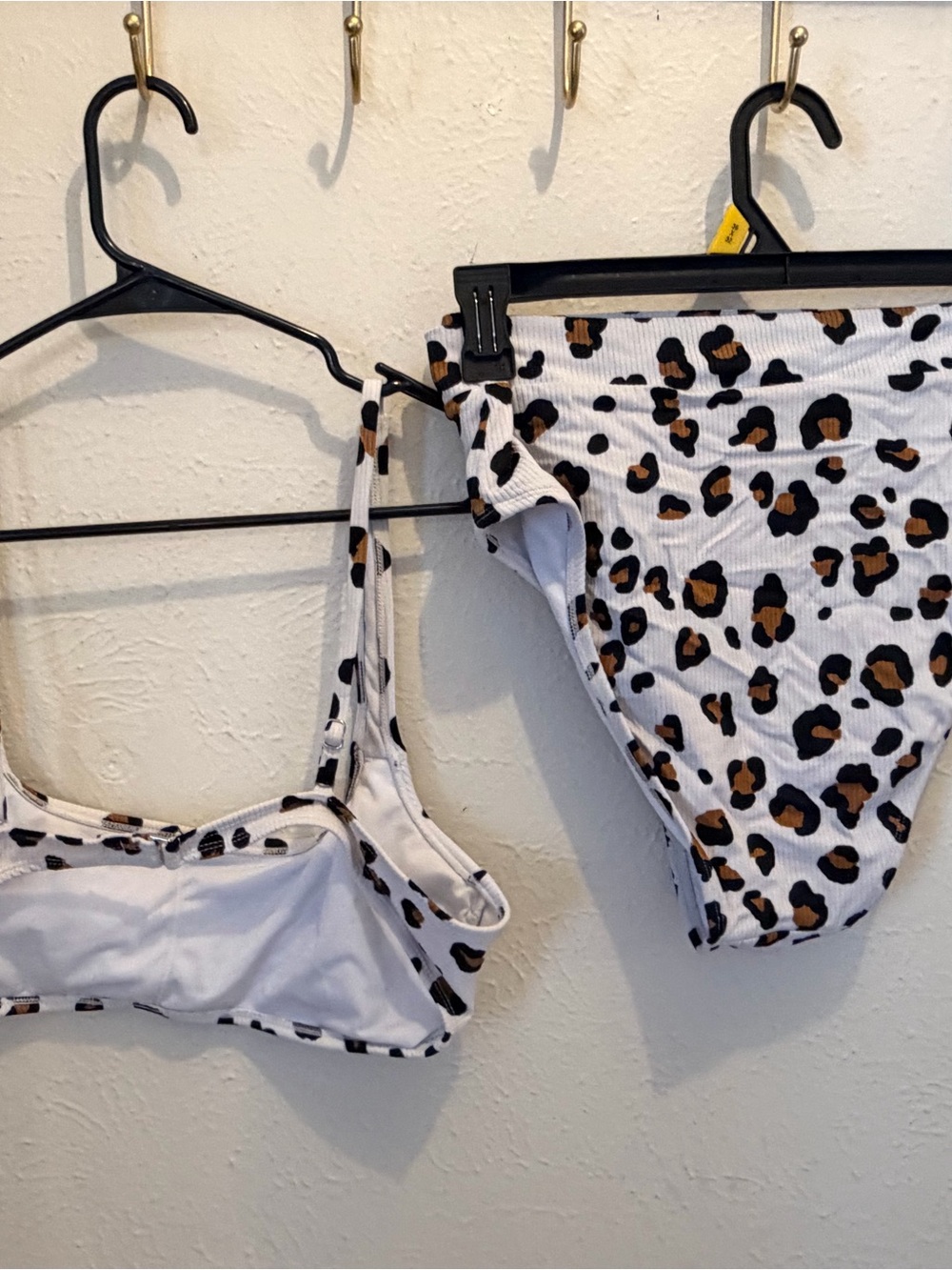 Target Leopard Print Ribbed Bikini Set - Picture 2 of 2
